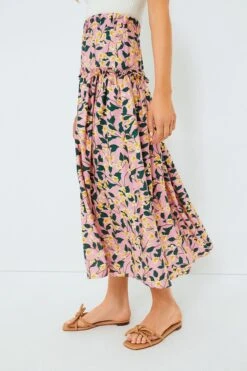 Exclusive Pink Multi Ruffled Maxi Skirt -MOTHER || Veronica Beard Shop aXaDYZLMMHAbG4ijCN6QMQnBnPXc5ji0 1