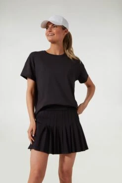 Black And White 15 Inch Williams Tennis Skirt -MOTHER || Veronica Beard Shop aarlYLA6LzY0h3269vaSLQ0sihPsN0Ad 1