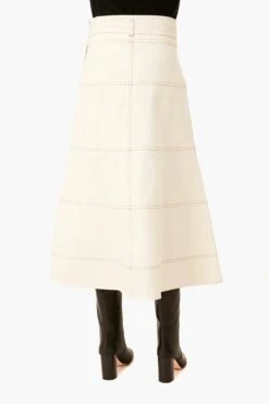 Chalk Hudson Skirt -MOTHER || Veronica Beard Shop adPIchqUlT3FspuslpVdZB5QiOdTE6sv 1