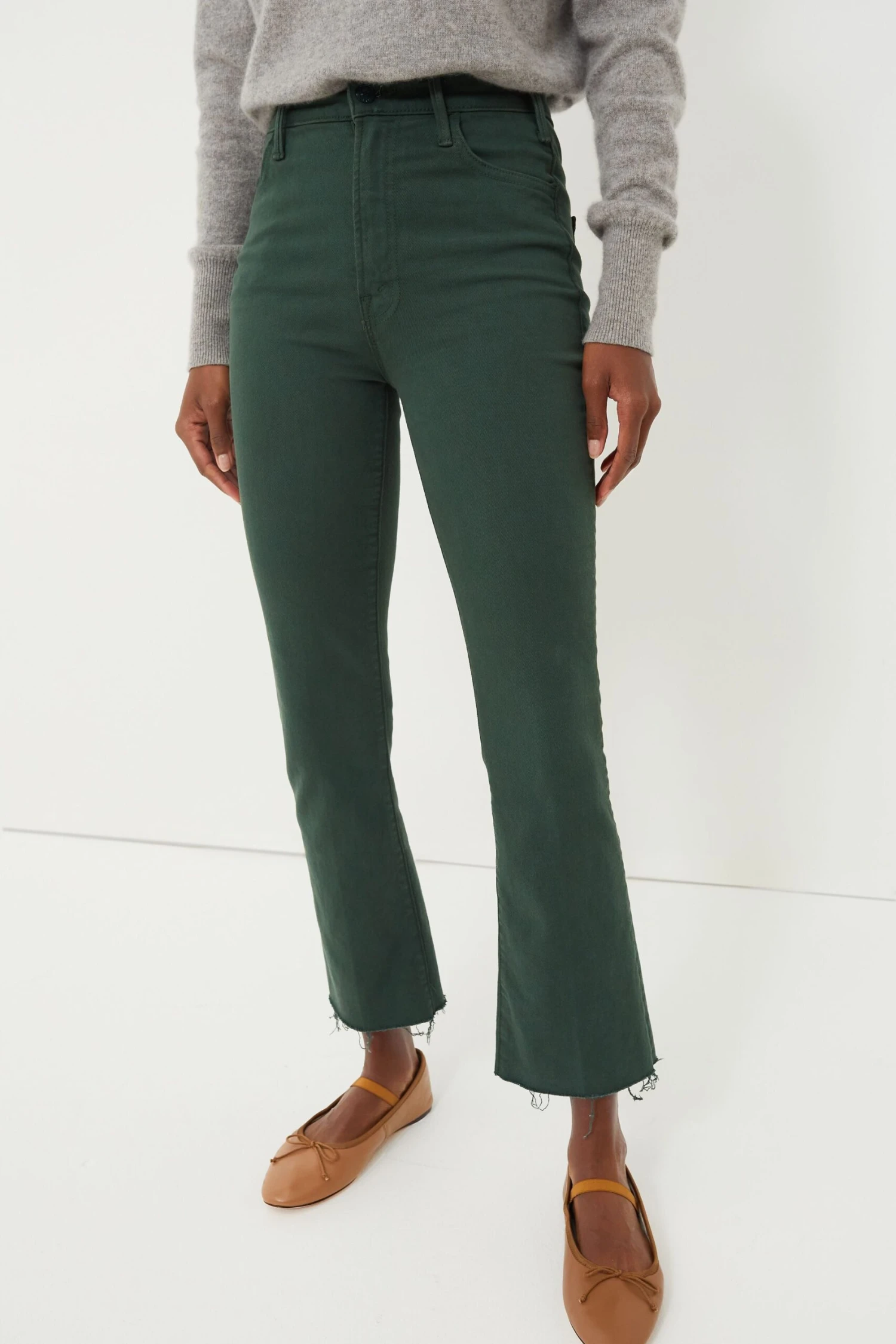 MOTHER Black Forest The Hustler Ankle Fray 3 MOTHER Black Forest The Hustler Ankle Fray