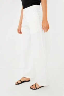 Ecru Madeline Pleat Twill Trouser -MOTHER || Veronica Beard Shop b7LD4pV02uHkegAo3JoWHD5oNIqh9UOo 1