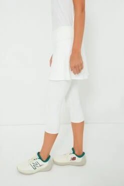 White Jesse Skirted Capri -MOTHER || Veronica Beard Shop bub6roLYdEACeyOEoIQa2ctKRSZ4Ta64 1