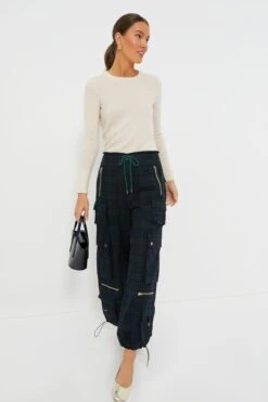 CYNTHIA ROWLEY Blackwatch Plaid Cargo Pants 13 CYNTHIA ROWLEY Blackwatch Plaid Cargo Pants -MOTHER || Veronica Beard Shop cDUw7M9cnvl9V5kGyHSgjDbBld2E473a 1