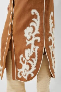 Tobacco Ruby Applique Skirt -MOTHER || Veronica Beard Shop cXYRdgSLj1mC3RXQpICEtcSr3STSEU7g 1