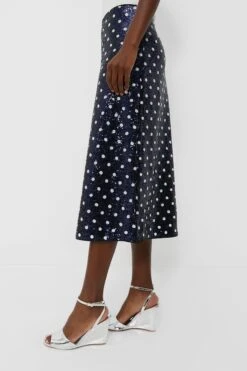 Baum Und Pferdgarten Navy Dotted Sequence Jily Skirt -MOTHER || Veronica Beard Shop cbuyQNb0LDQnVIeFUsP3SUFOvEveoxA4 1