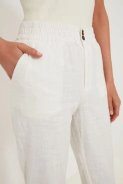 Marine Layer White Pull-On Pant -MOTHER || Veronica Beard Shop d4qUb8oNRDj4THOI7hkNoXKCkZ1RsNeT 1