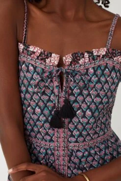 Donna Print Sleeveless Midi Dress -MOTHER || Veronica Beard Shop d4wJV7mTgItI48HVneisd5X8jS4I5M87 1