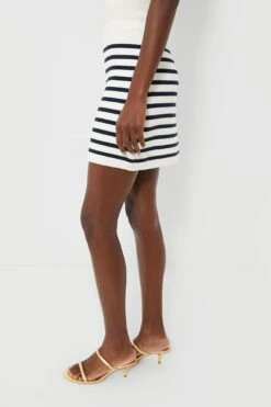Navy & Cream Stripe Anna Knit Mini Skirt -MOTHER || Veronica Beard Shop dzjsD3t8a9y8JmC6wcpoJYA1hG4QoYev 1