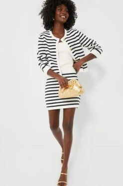 Navy & Cream Stripe Anna Knit Mini Skirt -MOTHER || Veronica Beard Shop e3WKaXaqmZlSQRnQo0Gyv31OidRBfKfo 1