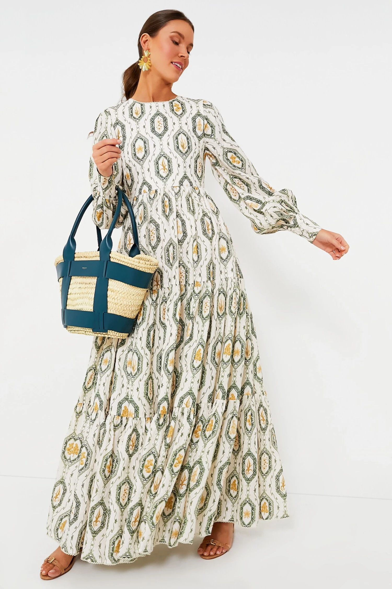 Calado Nuez Maxi Dress 4 Calado Nuez Maxi Dress - Image 2