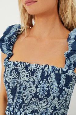 Exclusive Charlough Sleeveless Smocked Midi Dress -MOTHER || Veronica Beard Shop gVKlZLjcP1UbEY47rz3Mq3PPFHgEC3IH 1