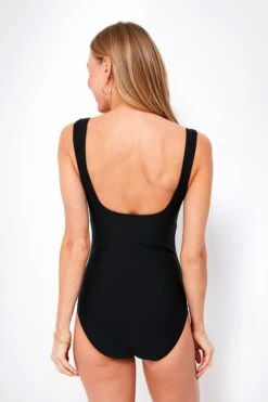 Black Sculpting Square Neck One Piece -MOTHER || Veronica Beard Shop gvqxLcchfbzqwubXuxv8SWTJdF0JUaIL 1