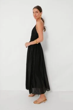 Black Sleeveless V-Neck Maxi Dress -MOTHER || Veronica Beard Shop h4zO94J4lk9NnnOyokKAzC2jVAT1J6E8 1