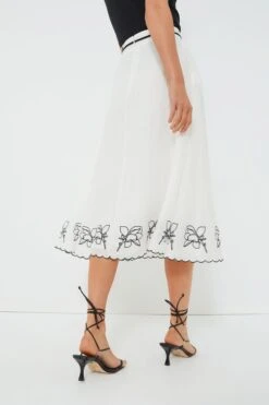 Alba Black Grace Silk Linen Midi Skirt -MOTHER || Veronica Beard Shop hh2CHMBLuR9aD1RPDMbTKVdjT07c2049 1