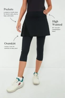 Black Jesse Skirted Capri -MOTHER || Veronica Beard Shop iG3uO3Wu7Jgff0ibZb8zWPo7rpXP3TCC 1