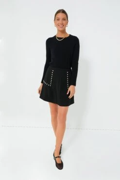 Gold Stud Mod Mini Skirt -MOTHER || Veronica Beard Shop iHecQKxLgcMNEQOiYg1pJ1kjGitvQFDC 1