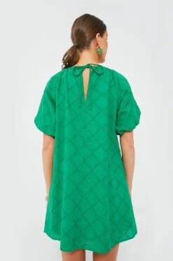 Green Eyelet Quincy Mini Dress -MOTHER || Veronica Beard Shop jNRF4Q2uEfoWpHLcI58Uj6YfO2JVRxqx 1