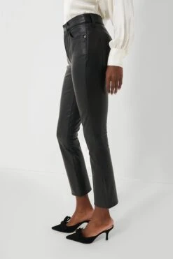 Veronica Beard Black Carly Vegan Leather Kick Flare -MOTHER || Veronica Beard Shop jnq6bAXVpO2Dp4CPbmcY5S84DVabum7d 1