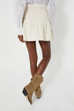 Isabel Marant Etoile Ecru Pacifica Mini Skirt 11 Isabel Marant Etoile Ecru Pacifica Mini Skirt -MOTHER || Veronica Beard Shop kYvHMR1pTQ1RmodZP1zfaOp6Hx8dK9gd 1