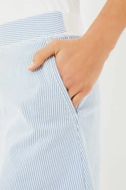 Blue Seersucker 16 Inch Winefred Golf Skirt -MOTHER || Veronica Beard Shop n7drzj7YYPYbajtSz778j9NNbaHMtij0 1