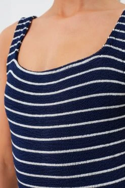 Navy And White Classic Square Neck One Piece -MOTHER || Veronica Beard Shop o5APnh7joz6iD6HYDgB1y3zxlB4s1H40 1