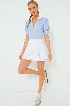 White 16 Inch Halliet Golf Skirt 16 White 16 Inch Halliet Golf Skirt -MOTHER || Veronica Beard Shop qIy5f6gv3KaOaMv3y37Ds8E3skorR0oX 1