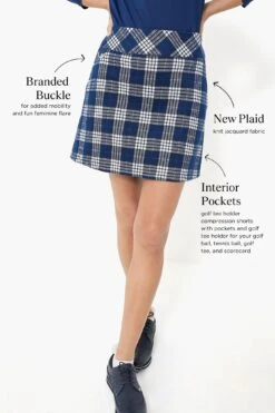 Navy Plaid 17 Inch Helen Golf Skirt -MOTHER || Veronica Beard Shop s4pdho2GYSvTpXi58byMvHYFljfUavQL 1