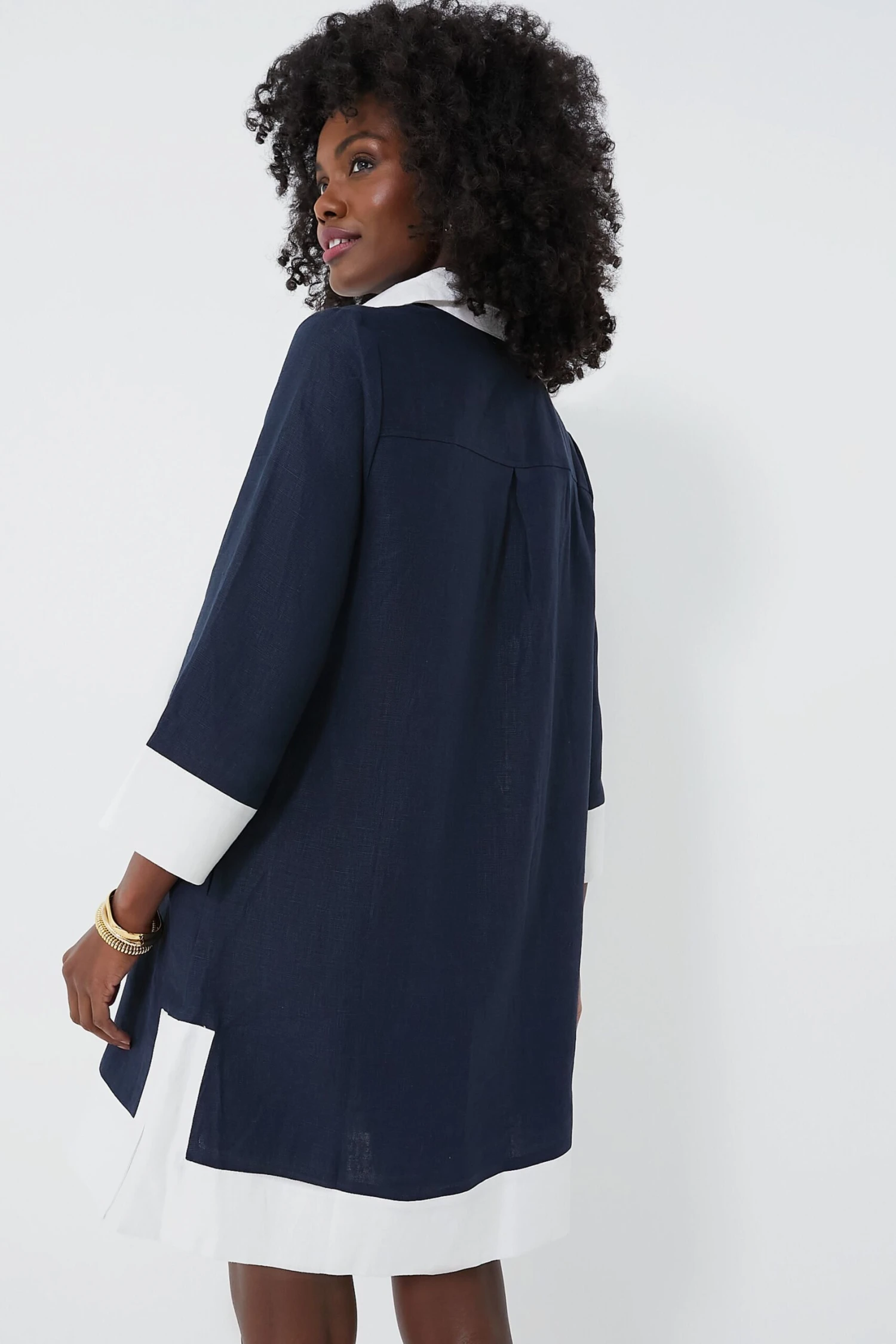 Navy Collier Dress 6 Navy Collier Dress - Image 4