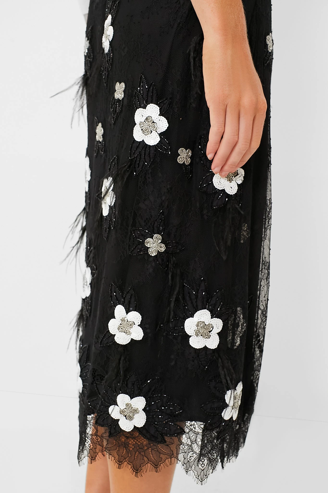 Black Bethany Lace Midi Skirt 7 Black Bethany Lace Midi Skirt - Image 5
