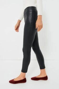 Black Leather Leggings -MOTHER || Veronica Beard Shop tlozSshJTbORWfrzOVbIx3UrRjpsOSfl 1