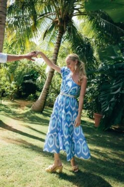 Exclusive Blue Odisha One Shoulder Maxi Dress -MOTHER || Veronica Beard Shop uIxEugvUSZFXsAioUclGCnZAXvXLNxun 1