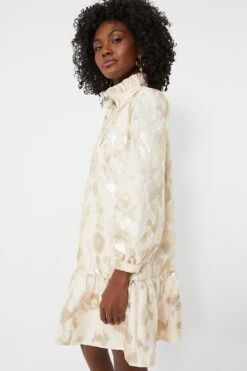 Champagne Fil Coupe Palmerston Dress -MOTHER || Veronica Beard Shop uvhw8GAWUxFFvdZTdthI4Os9dRZer7fj 1