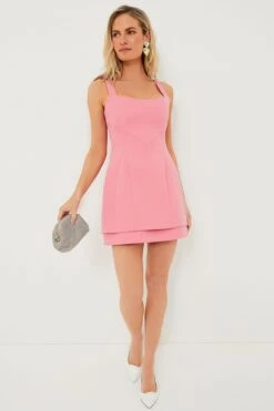 Opera Pink Gineva Mini Dress