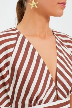 Deep Spice Sorrento Stripe Tie Dress -MOTHER || Veronica Beard Shop wGiis1UyJxMccjIYIBcNzh5wfLHoQUVf 1