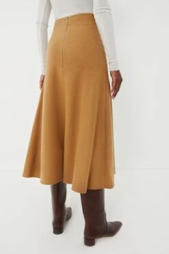 Vanessa Bruno Camel Boushra Midi Skirt -MOTHER || Veronica Beard Shop xVzNZIw9dgSdEgO1RGIxeKnz7RtOCzan 1