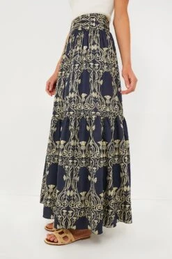 Pinas Navy Juana Skirt -MOTHER || Veronica Beard Shop xbWb63IAsJghUDvZf4jy40A5icNAkULe 1