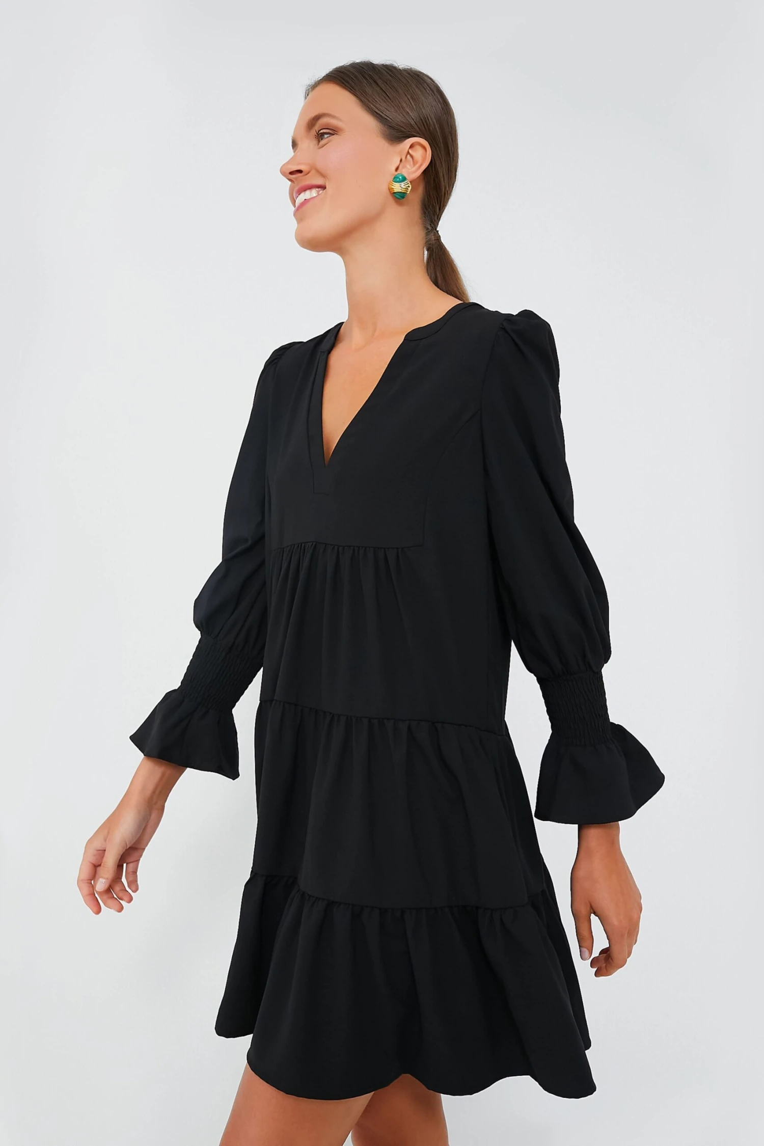 Black Crepe Kenzo Dress 5 Black Crepe Kenzo Dress - Image 3