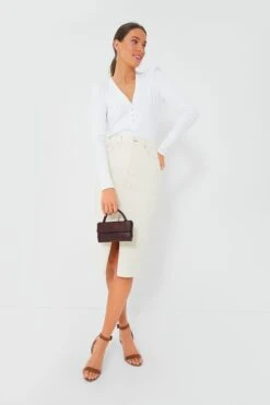 Veronica Beard Ecru Breves Midi Skirt -MOTHER || Veronica Beard Shop ygVoyFgWxvMOSEygCmFR4xXsa3pn6jhs 1