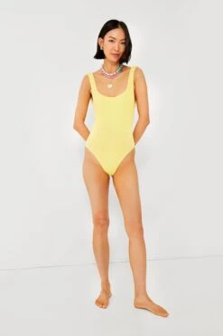 Yellow Square Neck One Piece -MOTHER || Veronica Beard Shop zd5J4VW9rNhsBFFJDPhfr4dZdVlAEVIy 1